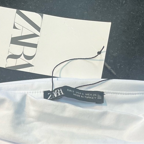 Sz Small Zara tube top white - Picture 6 of 6